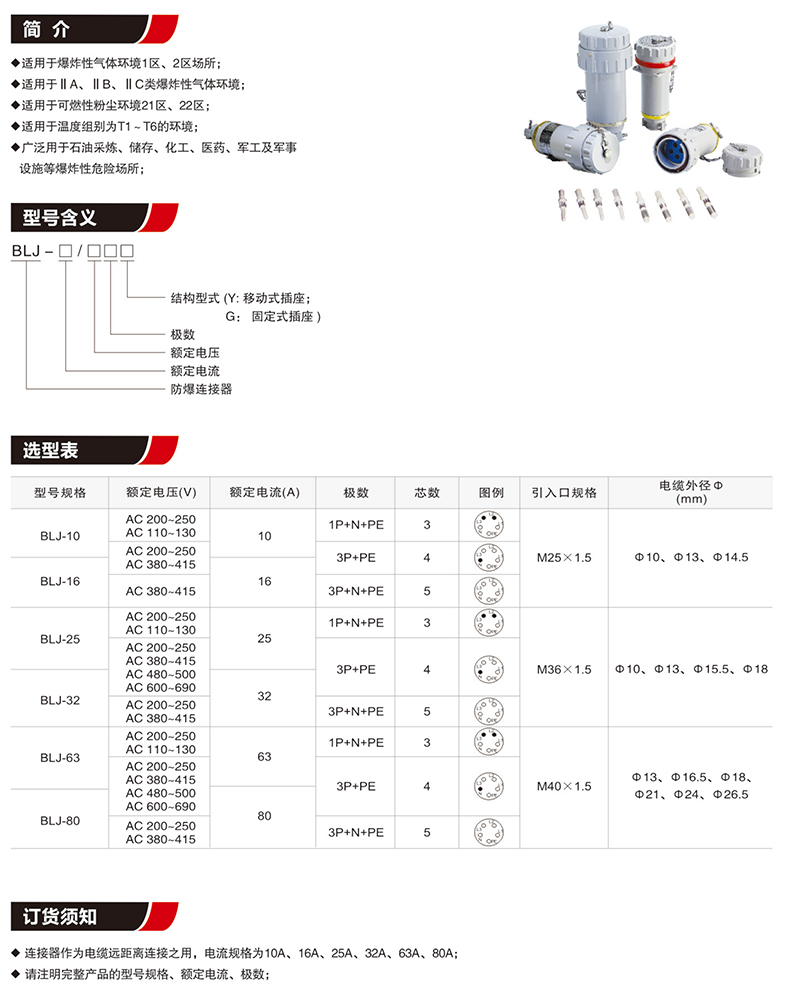 BLJ防爆连接器